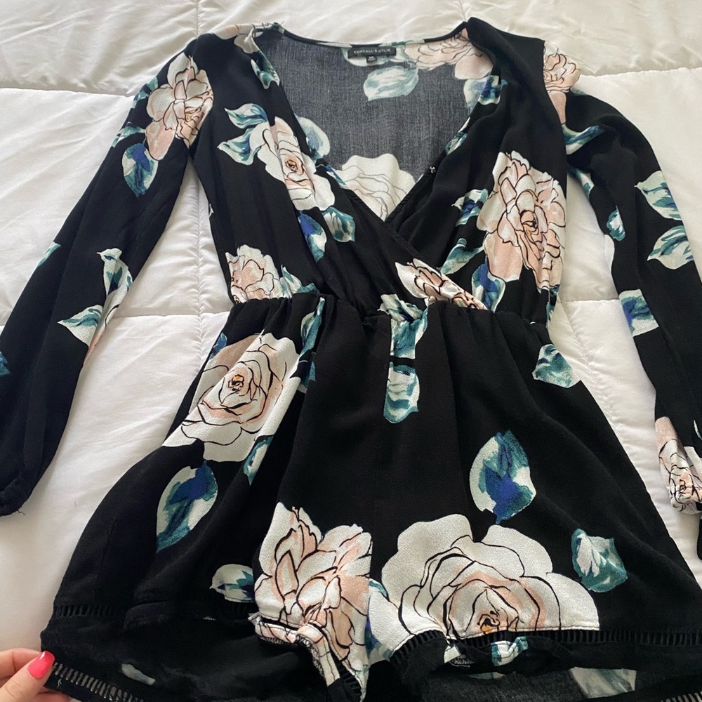 kendall and kylie floral romper